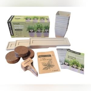 Better Homes & Gardens 9 HERB Garden 34 Pcs SET
